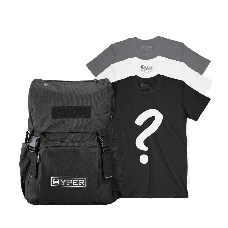 Image: 3 Mystery Tees + Backpack