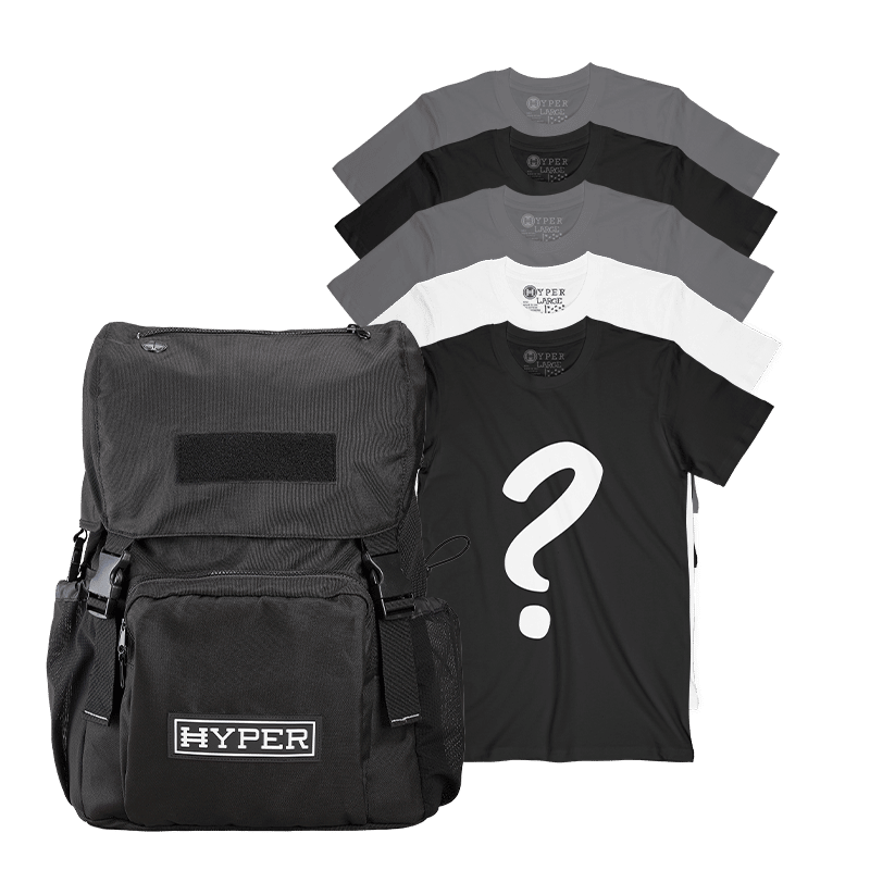 Image: 5 Mystery Tees + Backpack