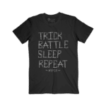 Image: Trick battle sleep repeat tee